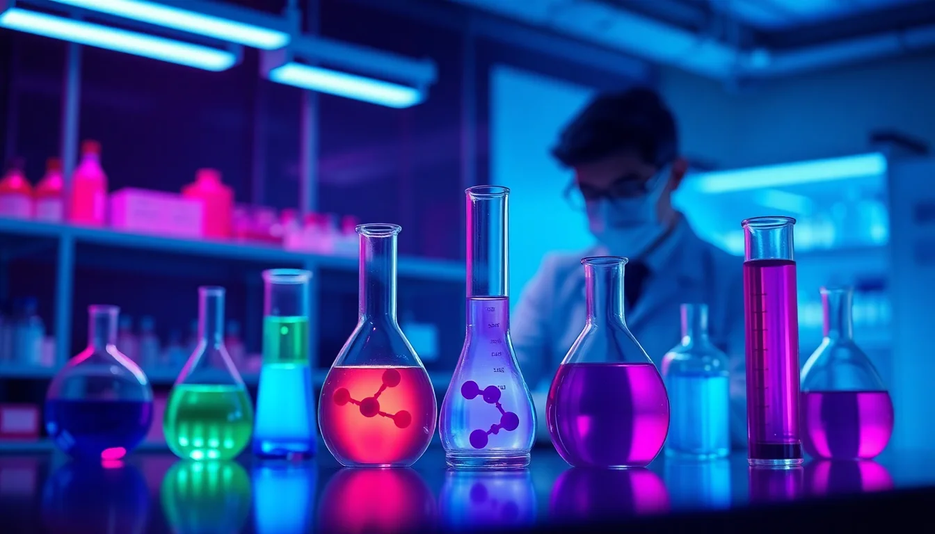 Blue Light Chemistry Breakthrough Promises Faster Drug Development — illustration