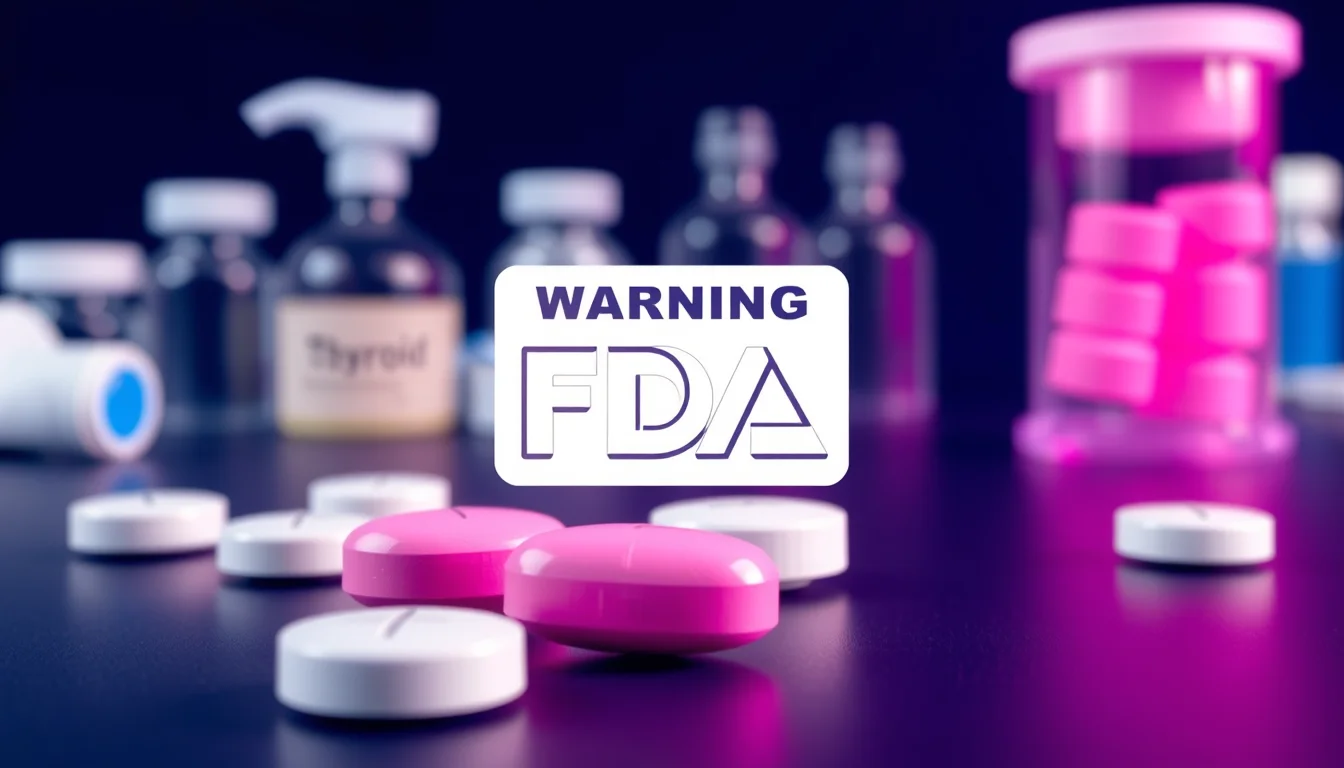 FDA Elevates Thyroid Medication Recall to Class I Over Overdose Risk — illustration