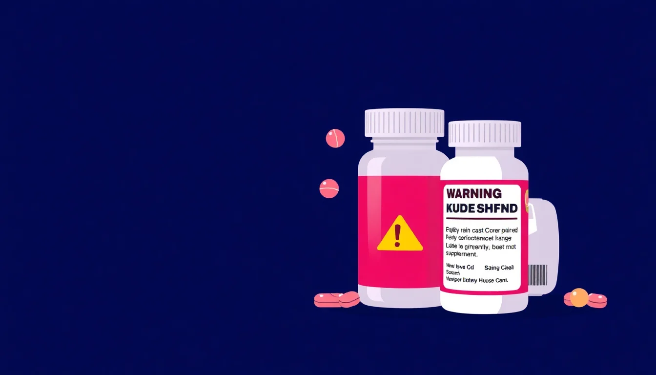 FDA Weighs Relaxed Warning Label Rules for Dietary Supplements — featured illustration
