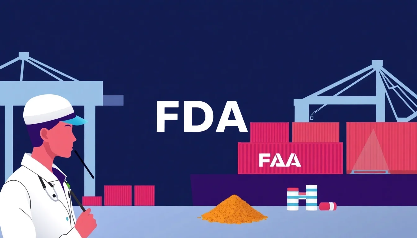 FDA Escalates Salmonella Screening for Moringa Powder from India — illustration