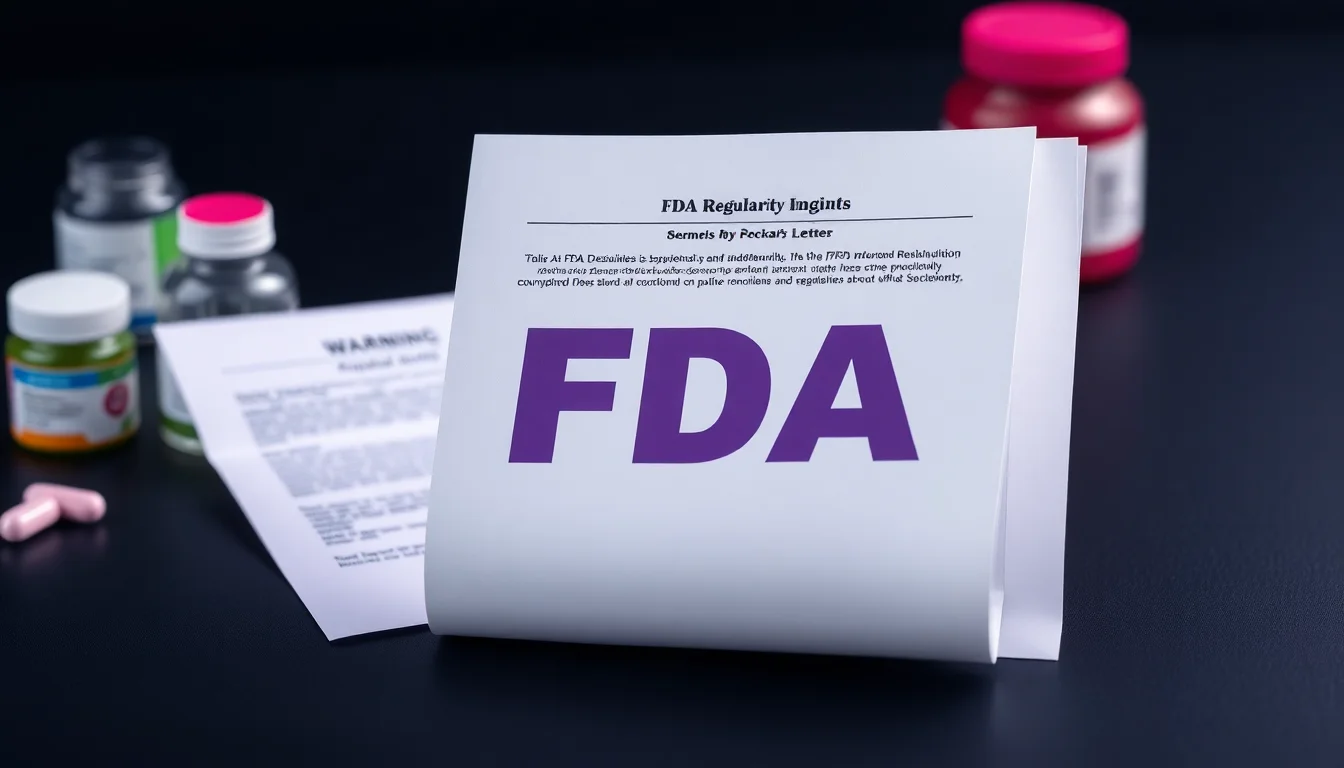 FDA Issues Warning Letters to 11 Supplement Companies in Regulatory Sweep — illustration