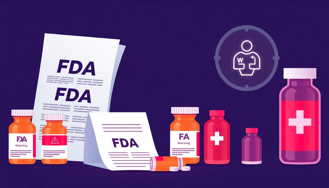FDA Issues 25 Warning Letters to Telehealth Firms Over Compounded GLP-1 Safety — illustration