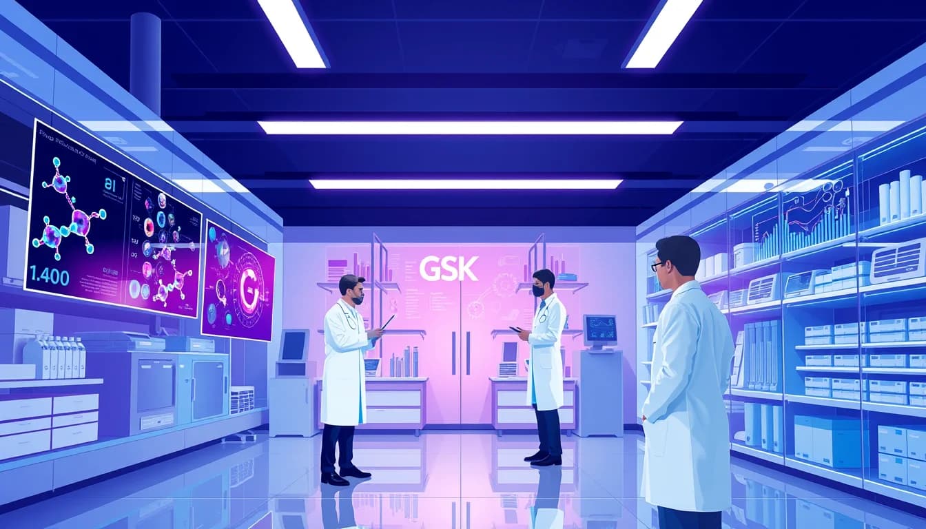 GSK's $110M AI Partnership Signals New Era in Drug Discovery — illustration
