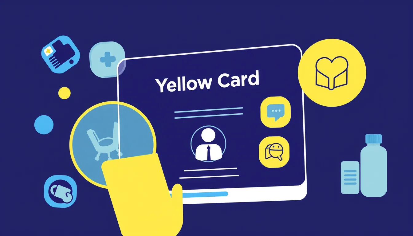 MHRA Expands Yellow Card System for Medical Device Reporting — illustration