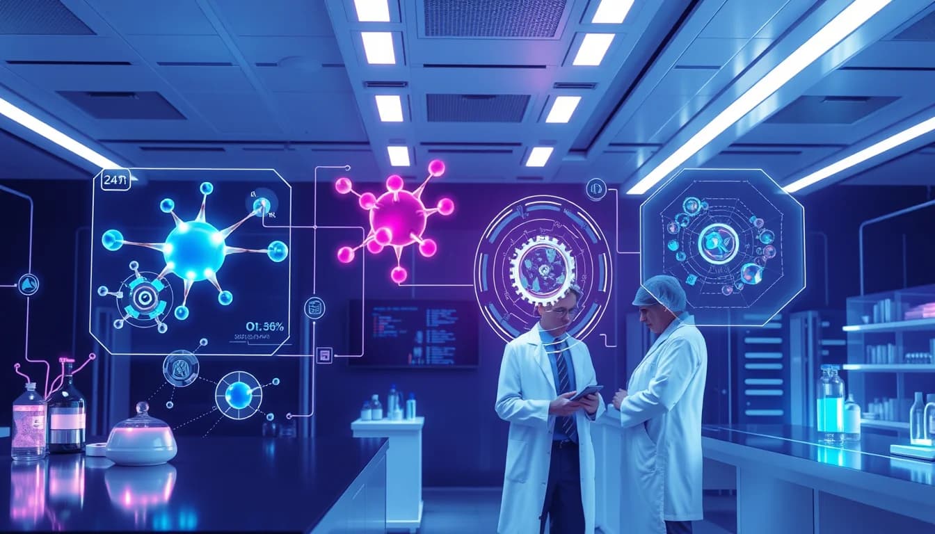 Novo Nordisk Partners with Anthropic to Deploy AI in Drug Discovery — illustration