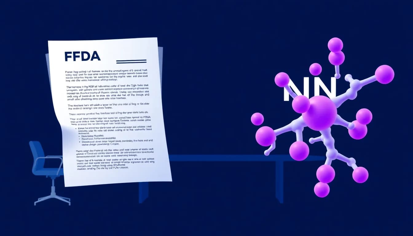 Pharma Firm Backs FDA's NMN Exclusion in Landmark Supplement Ruling — illustration