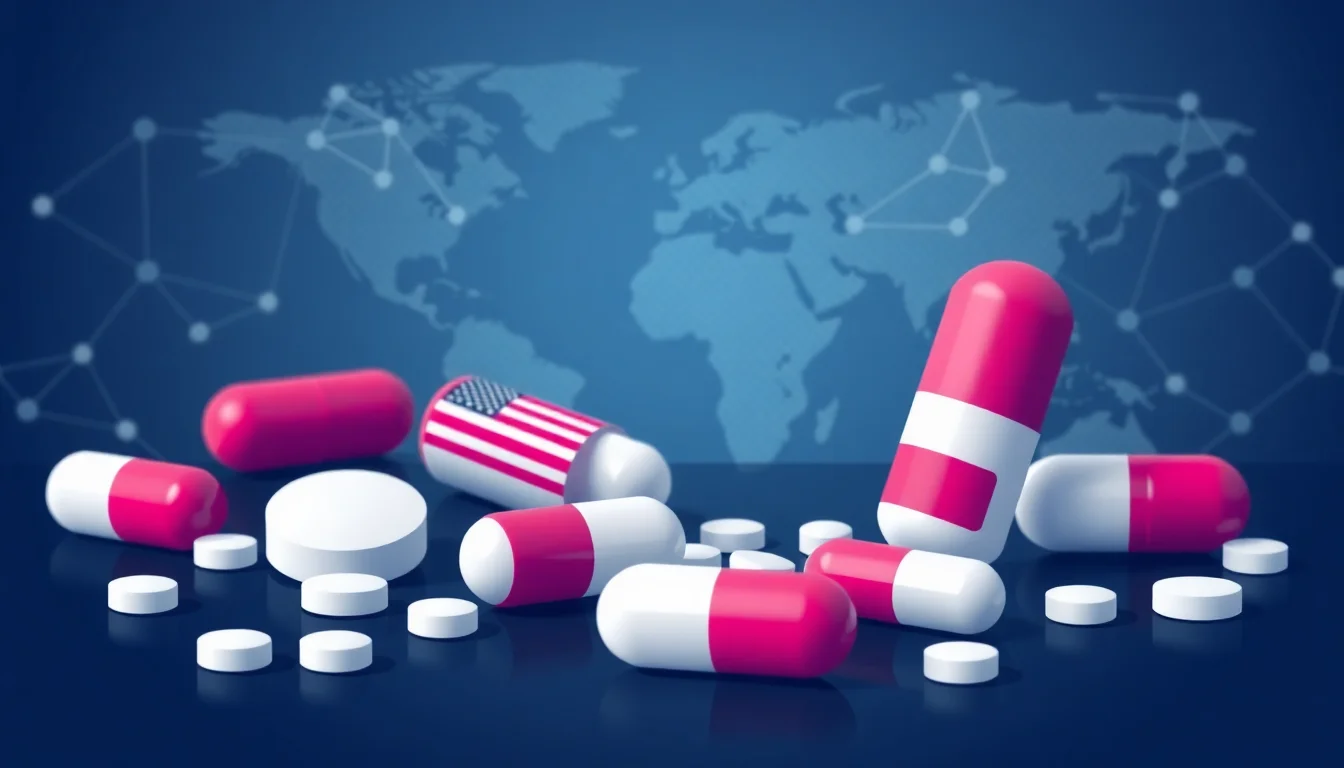 Trump Tariff Plan Targets Generic Drugs, Disrupts Global Supply — illustration