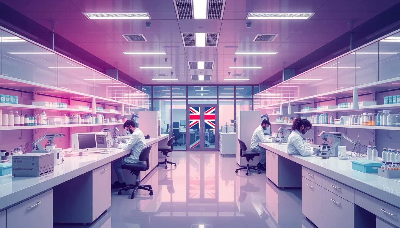 UK Pharma Sector Projects 81,300 New Jobs by 2035 in Growth Surge — illustration